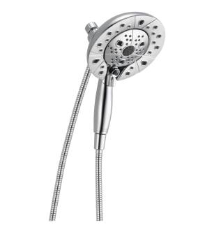 Delta Universal Showering Components 58480-PR25-PK H2Okinetic® In2ition® 5-Setting Two-In-One Shower in Lumicoat Chrome
