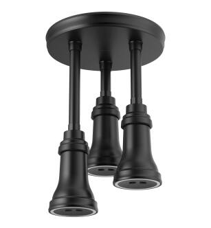 Delta Universal Showering Components 57190-BL25-L LED Pendant Raincan Single-Setting H2Okinetic in Matte Black