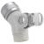 Delta Universal Showering Components U4002-WH-PK Pin Mount Swivel Connector for Hand Shower in White