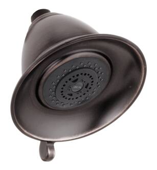Delta Universal Showering Components RP34355RB Premium 3-Setting Shower Head in Venetian Bronze