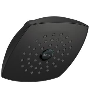 Delta Universal Showering Components RP64859BL Raincan Single-Setting Touch-Clean® Shower Head in Matte Black