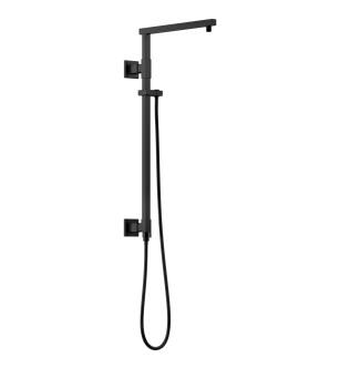 Delta Universal Showering Components 58420-BL Shower Column 26" Angular in Matte Black