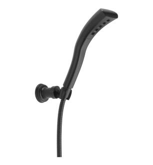 Delta Universal Showering Components 55421-BL Single-Setting H2Okinetic Wall Mount Hand Shower in Matte Black