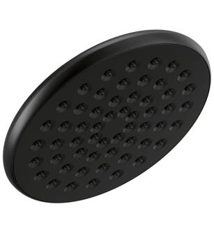 Delta Universal Showering Components 52433-BL Single-Setting Raincan Shower Head in Matte Black