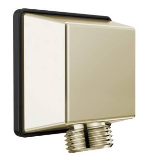 Delta Universal Showering Components 50570-PN-PR Square Wall Elbow for Hand Shower in Lumicoat Polished Nickel
