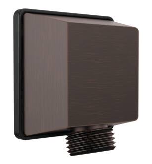 Delta Universal Showering Components 50570-RB Square Wall Elbow for Hand Shower in Venetian Bronze