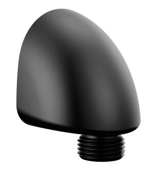 Delta Universal Showering Components 50560-BL Wall Elbow for Hand Shower in Matte Black