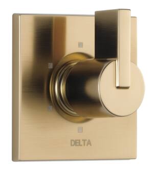 Delta Vero® T11953-CZ 6-Setting 3-Port Diverter Trim in Champagne Bronze