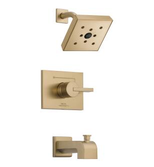 Delta Vero® T14453-CZH2O Monitor® 14 Series H2Okinetic® Tub & Shower Trim in Champagne Bronze