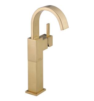 Delta Vero® 753LF-CZ Single Handle Vessel Bathroom Faucet in Champagne Bronze