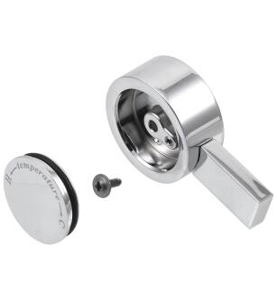 Delta Vero® RP62959 Temperature Knob & Cover - 17T Series in Chrome