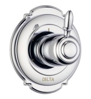 Delta Victorian® T11855 3-Setting 2-Port Diverter Trim in Chrome