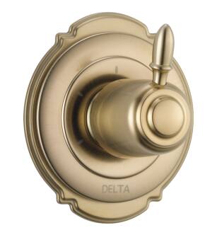 Delta Victorian® T11855-CZ 3-Setting 2-Port Diverter Trim in Champagne Bronze