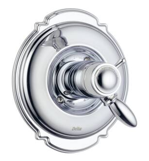 Delta Victorian® T17T055 TempAssure® 17T Series Valve Only Trim in Chrome