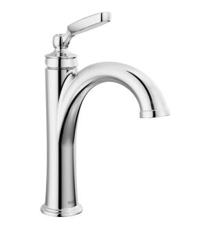 Delta Woodhurst™ 532-MPU-DST Single Handle Bathroom Faucet Three Hole Deck Mount in Chrome