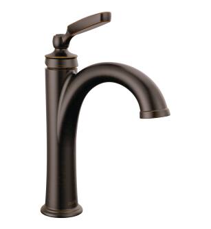 Delta Woodhurst™ 532-RBMPU-DST Single Handle Bathroom Faucet Three Hole Deck Mount in Venetian Bronze