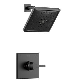 Delta Zura® T14274-BL Monitor® 14 Series H2Okinetic® Shower Trim in Matte Black