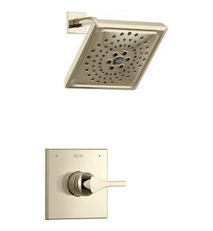 Delta Zura® T14274-PN Monitor® 14 Series H2Okinetic® Shower Trim in Polished Nickel