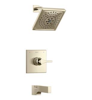 Delta Zura® T14474-PN Monitor® 14 Series H2Okinetic® Tub & Shower Trim in Polished Nickel