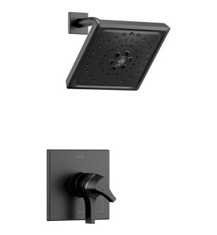 Delta Zura® T17274-BL Monitor® 17 Series H2Okinetic® Shower Trim in Matte Black