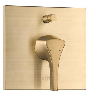Delta Zura® T85374-CZ Wall Tub/Shower Trim in Champagne Bronze
