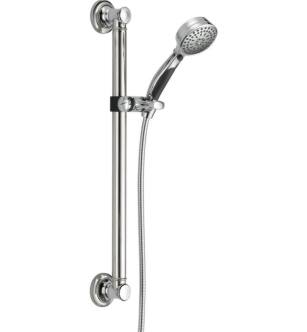 Delta 51900 Universal Showering 10" ActivTouch Wall Mount Multi Function Handshower and Slidebar