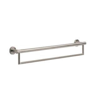 Delta 41519-SS Decor Assist 27" Wall Mount Towel Bar with Assist Bar in Stainless