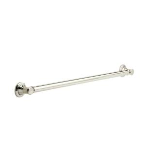 Delta 41636-PN 39" Wall Mount Traditional Decorative Grab Bar in Polished Nickel