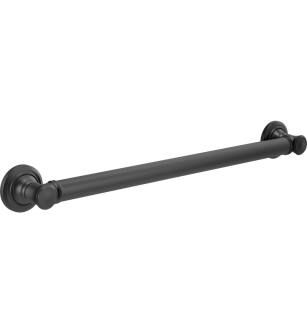 Delta 41624-BL 27" Traditional Wall Mount Decorative Grab Bar in Matte Black
