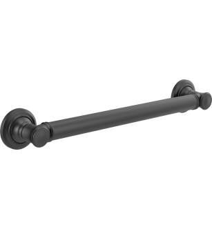 Delta 41618-BL 21" Wall Mount Traditional Decorative Grab Bar in Matte Black