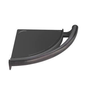 Delta 41516-RB Decor Assist 9 1/8" Wall Mount Corner Shelf with Assist Bar in Venetian Bronze