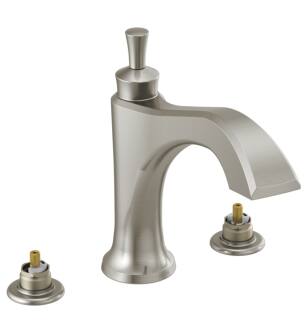 Delta Dorval™ T2756-SSLHP Roman Tub Trim - Less Handles in Stainless