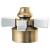 Delta Dorval™ H562GS Single Cross Handle Kit in Champagne Bronze / Porcelain