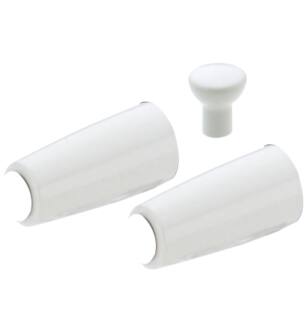 Delta Innovations A22WH Metal Lever Handle Accent Set in White