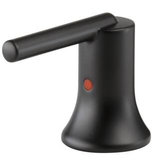 Delta Trinsic® H259BL Metal Lever Handle Set - 2H Bathroom in Matte Black