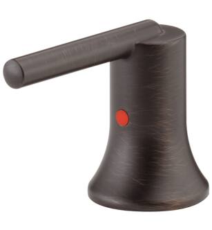 Delta Trinsic® H259RB Metal Lever Handle Set - 2H Bathroom in Venetian Bronze