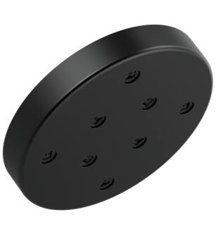 Universal Showering H2Okinetic® 52175-BL Single-Setting Metal Raincan Shower Head In Matte Black
