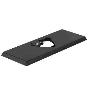 Delta Zura® RP84822BL Escutcheon - 3 Hole - 1H Bathroom in Matte Black