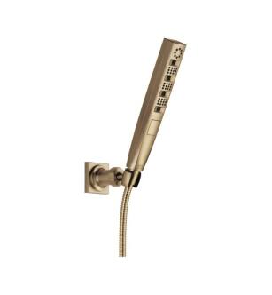 Delta 55140-CZ-PR Universal Showering 11 5/16" 1.75 GPM Multi-Function Handshower with H2Okinetic Technology in Lumicoat Champagne Bronze