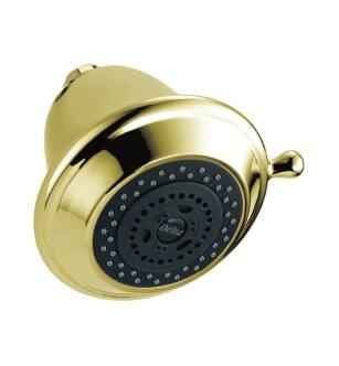 Delta RP43381PB Universal Showering Premium 4 7/8" Multi Function Shower Head with Touch-Clean Technology in Polished Brass