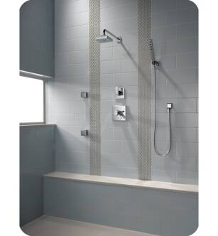 Delta 55567 Universal Showering 8 1/2" 1.75 GPM Wall Mount Single Function Handshower with H2Okinetic Technology