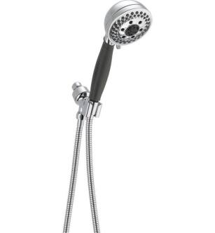 Delta 54445 Universal Showering 10 3/8" Wall Mount Multi-Function Handshower with H2Okinetic Technology