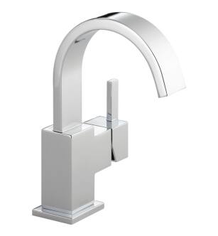 Delta 553LF Vero 7 3/4" Single Handle Bathroom Faucet in Chrome