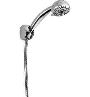 Delta 55436 Universal Showering 9 7/8" 1.75 GPM Premium Multi-Function Fixed Wall Handshower