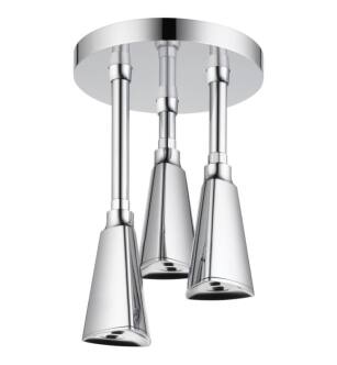 Delta 57140 Universal Showering 5 3/4" Ceiling Mount 1.75 GPM Pendant Raincan Shower Head with H2Okinetic Technology