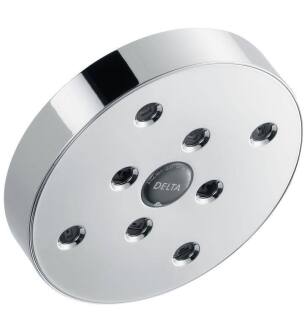 Delta RP701755 Universal Showering 5 3/8" Raincan Single-Setting Shower Head with H2Okinetic Technology