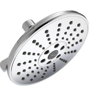 Delta 52688 Universal Showering 7 3/4" Multi Function Raincan Shower Head with H2Okinetic Technology