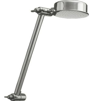Delta 52685-PK Universal Showering 3 1/2" 2.5 GPM Raincan Single-Setting Adjustable Arm Rain Shower Head in Chrome