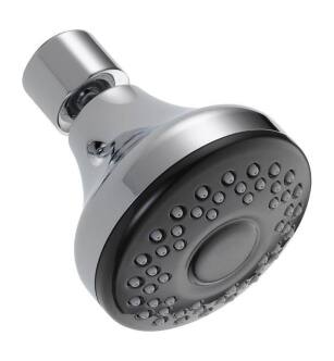 Delta 52672-15-BG Universal Showering 2 7/8" 1.5 GPM Fundamentals Single Function Shower Head in Chrome