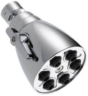 Delta 52667-15-BG Universal Showering 3" 1.5 GPM Fundamentals Single Function Shower Head in Chrome